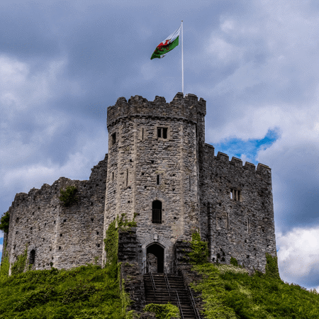 Cardiff Castle, Wales Landmark
