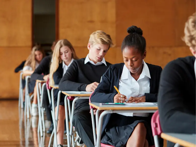 Children Sitting Exams